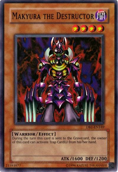 Makyura the Destructor DB1-EN169 card from Dark Beginning 1