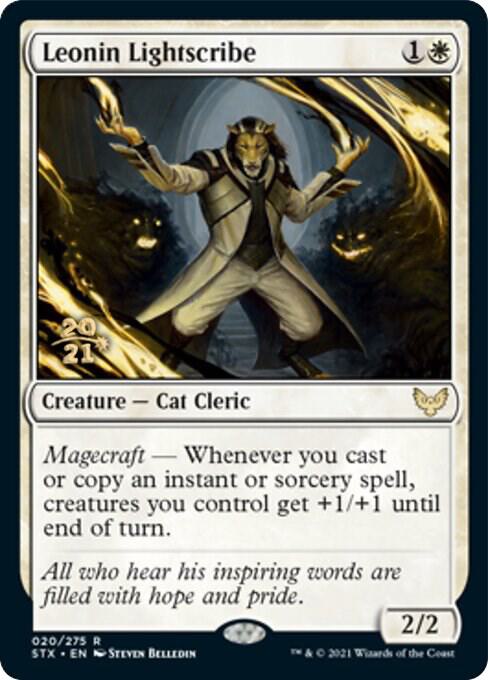 Leonin Lightscribe 20 card from Prerelease Cards
