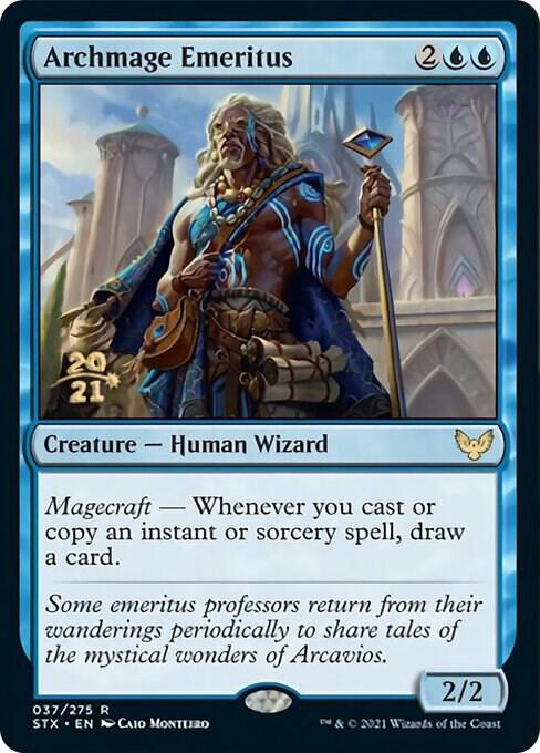 Archmage Emeritus 37 card from Prerelease Cards