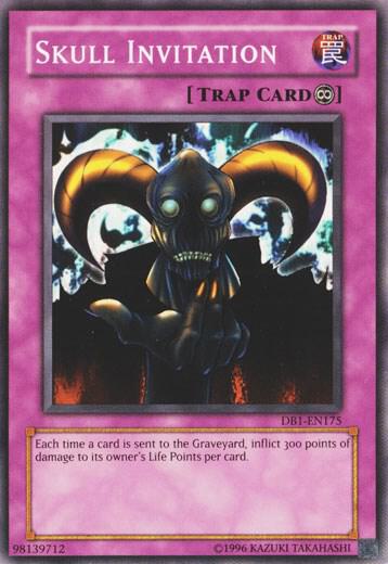 Skull Invitation DB1-EN175 card from Dark Beginning 1