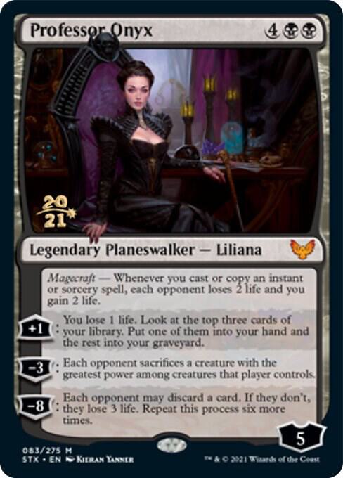 Professor Onyx 83 card from Prerelease Cards