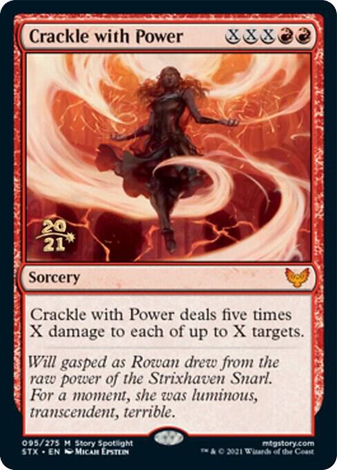Crackle with Power 95 card from Prerelease Cards