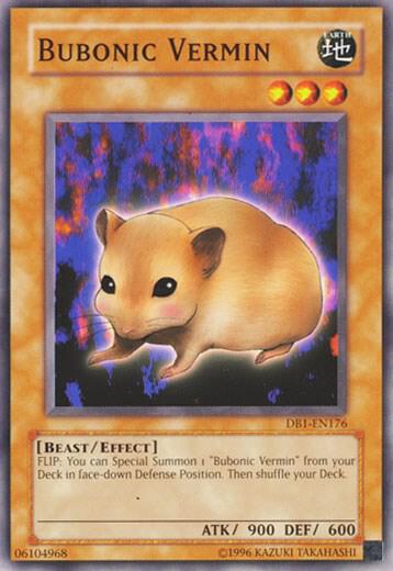 Bubonic Vermin DB1-EN176 card from Dark Beginning 1