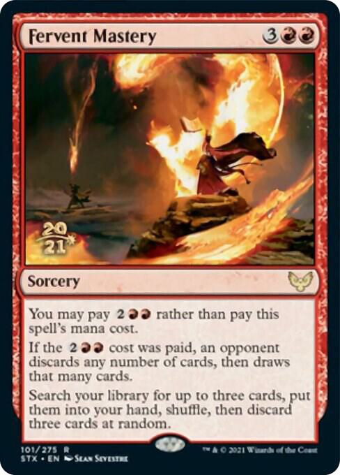 Fervent Mastery 101 card from Prerelease Cards