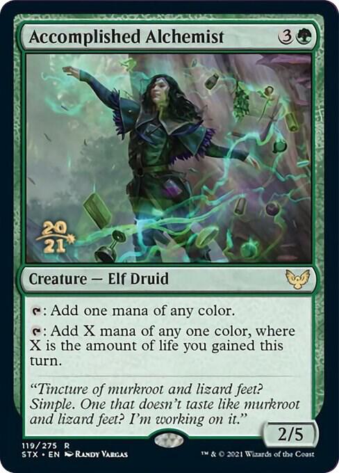 Accomplished Alchemist 119 card from Prerelease Cards