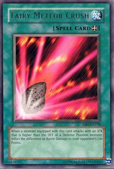 Fairy Meteor Crush DB1-EN178 card from Dark Beginning 1