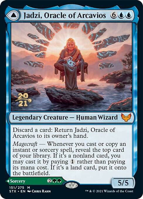 Jadzi, Oracle of Arcavios 151 card from Prerelease Cards