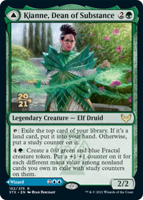 Kianne, Dean of Substance 152 card from Prerelease Cards