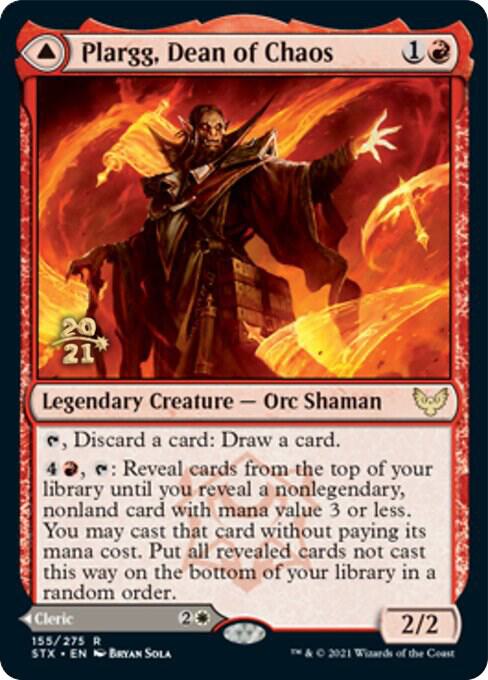 Plargg, Dean of Chaos 155 card from Prerelease Cards