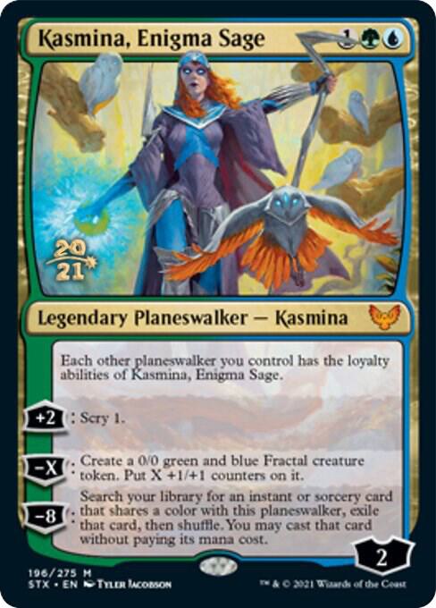 Kasmina, Enigma Sage 196 card from Prerelease Cards