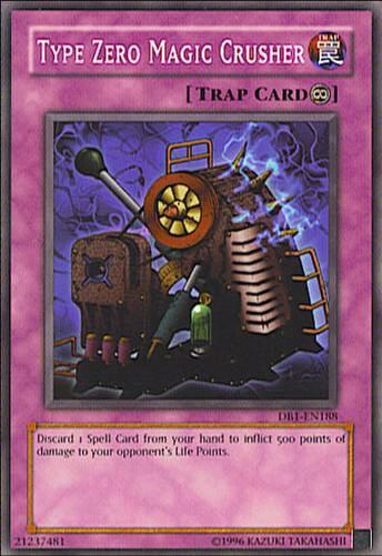 Type Zero Magic Crusher DB1-EN188 card from Dark Beginning 1