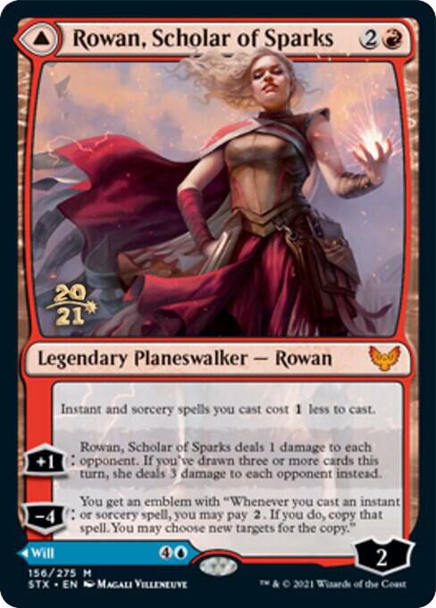 Rowan, Scholar of Sparks 156 card from Prerelease Cards