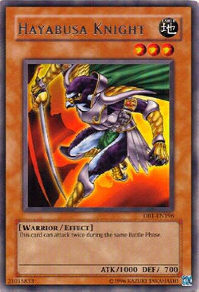 Hayabusa Knight DB1-EN196 card from Dark Beginning 1