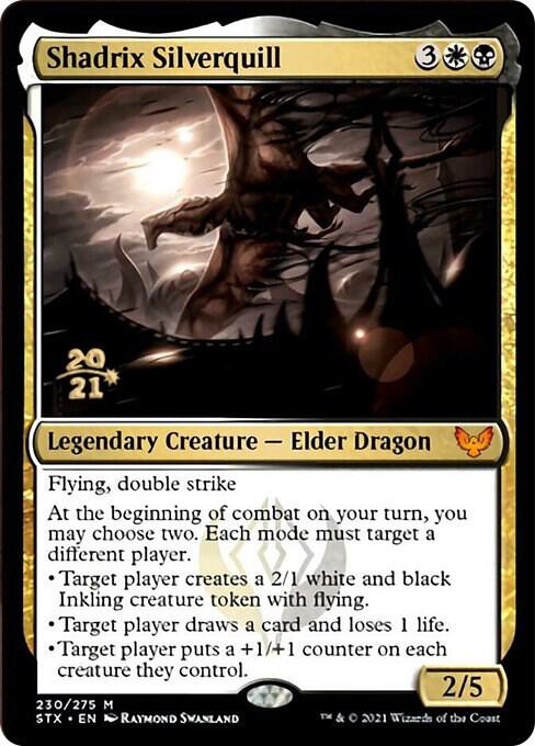 Shadrix Silverquill 230 card from Prerelease Cards