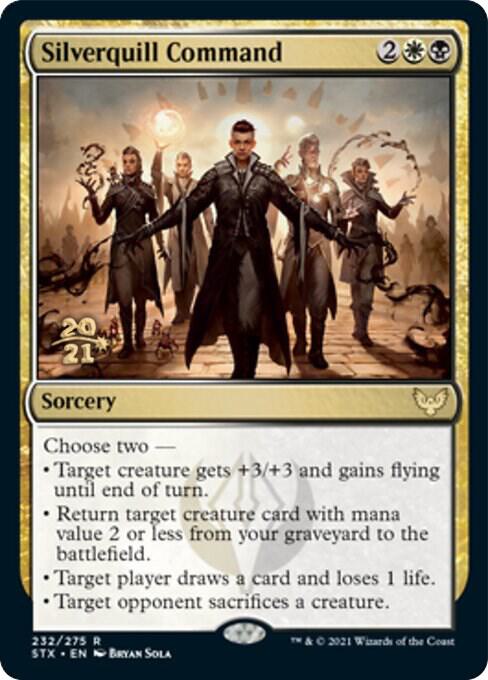 Silverquill Command 232 card from Prerelease Cards