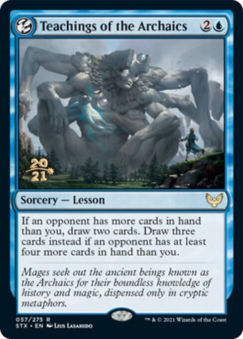 Teachings of the Archaics 57 card from Prerelease Cards