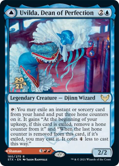 Uvilda, Dean of Perfection 160 card from Prerelease Cards