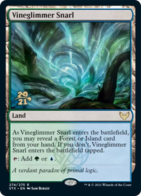 Vineglimmer Snarl 274 card from Prerelease Cards