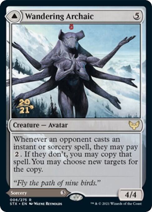 Wandering Archaic 6 card from Prerelease Cards