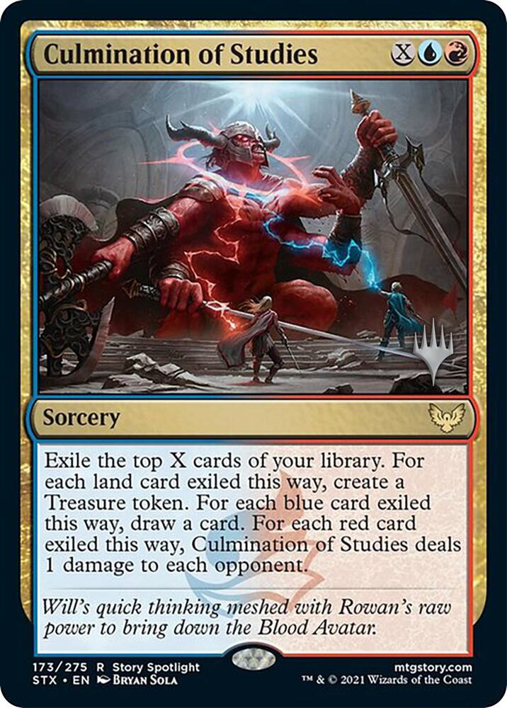 Culmination of Studies 173 card from Promo Pack: Strixhaven