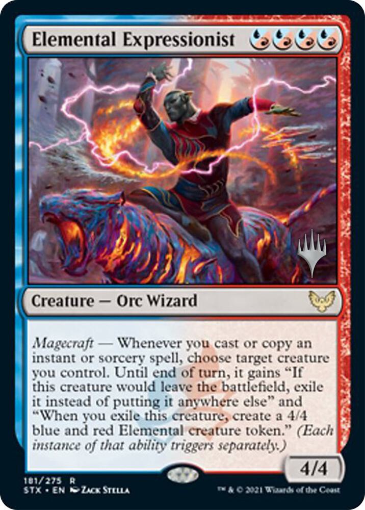 Elemental Expressionist 181 card from Promo Pack: Strixhaven