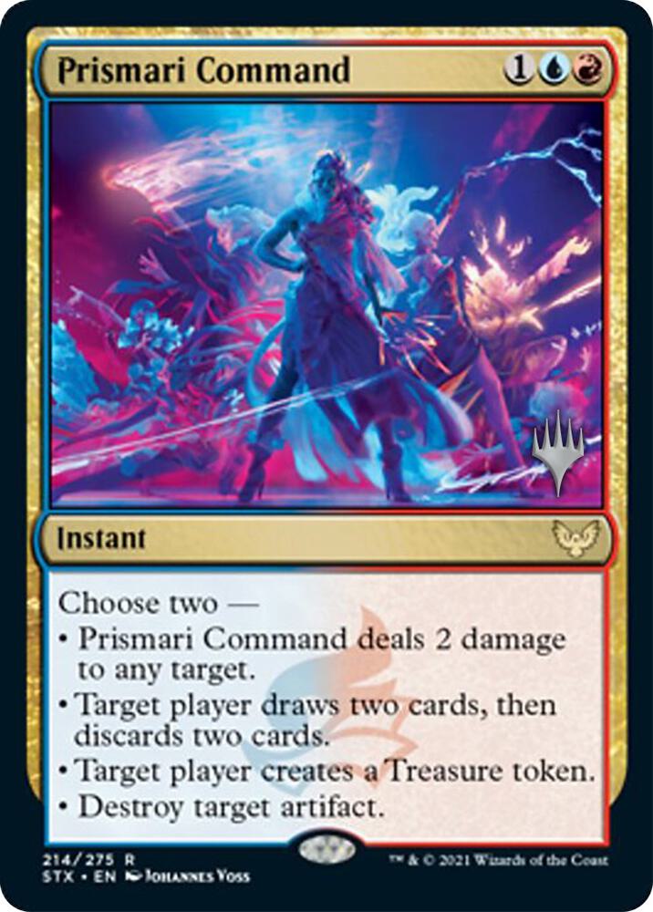 Prismari Command 214 card from Promo Pack: Strixhaven