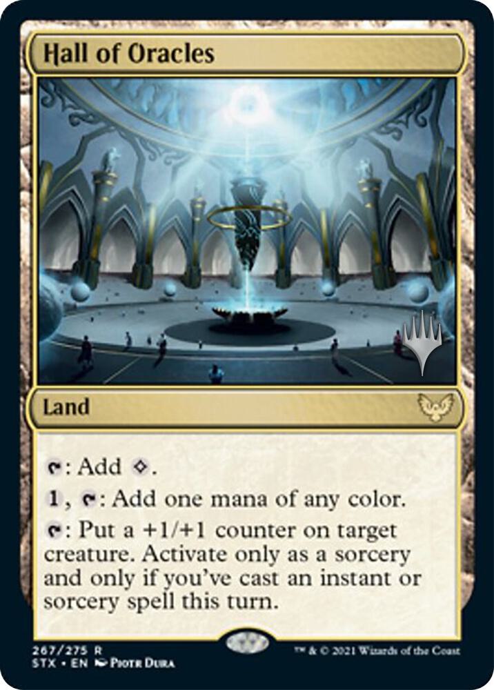 Hall of Oracles 267 card from Promo Pack: Strixhaven