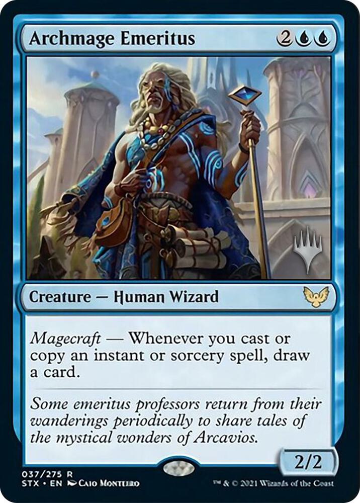 Archmage Emeritus 37 card from Promo Pack: Strixhaven