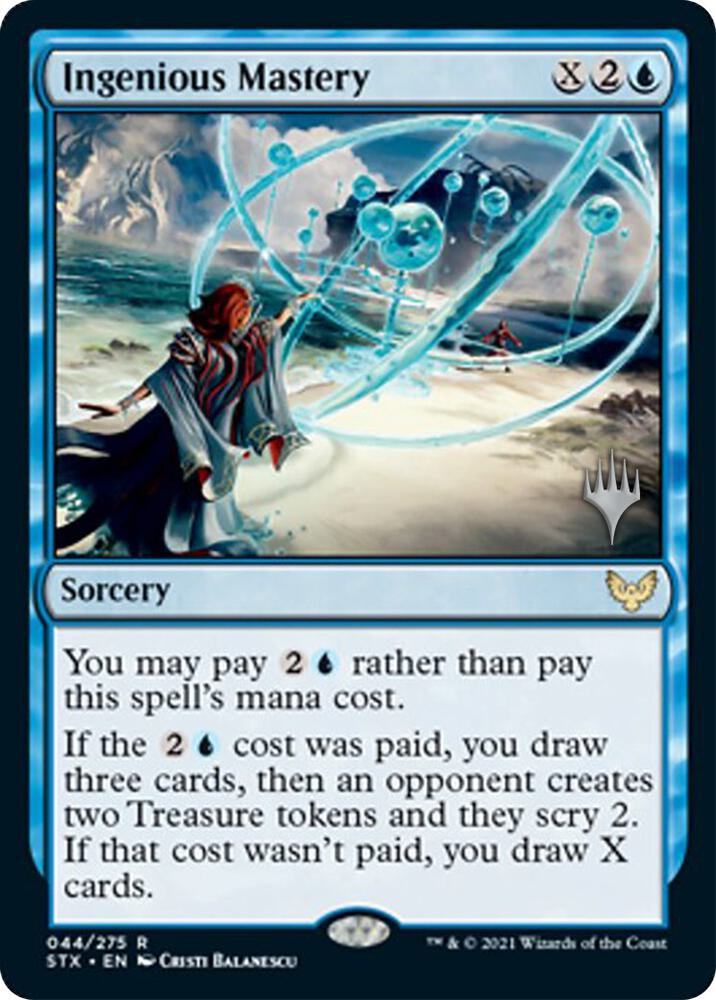 Ingenious Mastery 44 card from Promo Pack: Strixhaven