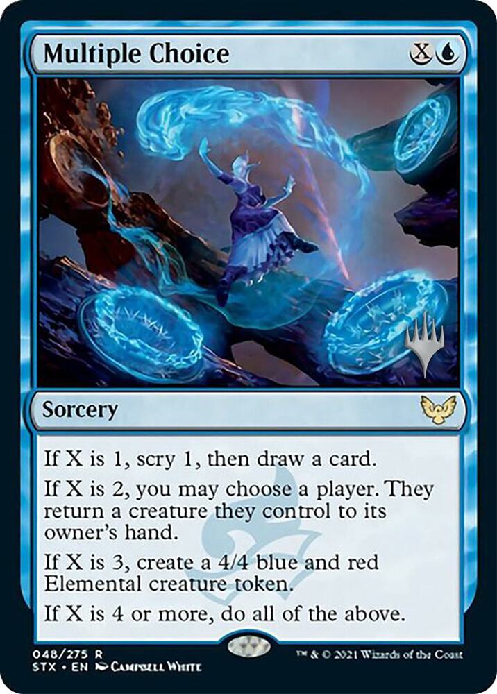 Multiple Choice 48 card from Promo Pack: Strixhaven