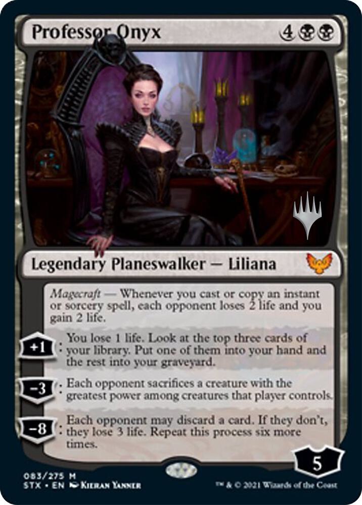 Professor Onyx 83 card from Promo Pack: Strixhaven