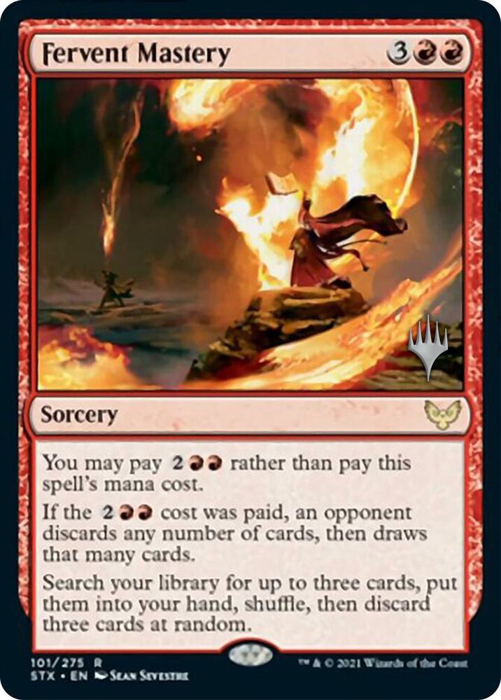 Fervent Mastery 101 card from Promo Pack: Strixhaven