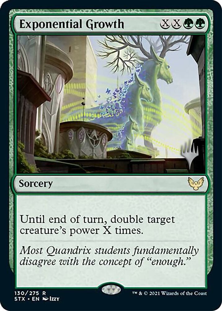 Exponential Growth 130 card from Promo Pack: Strixhaven