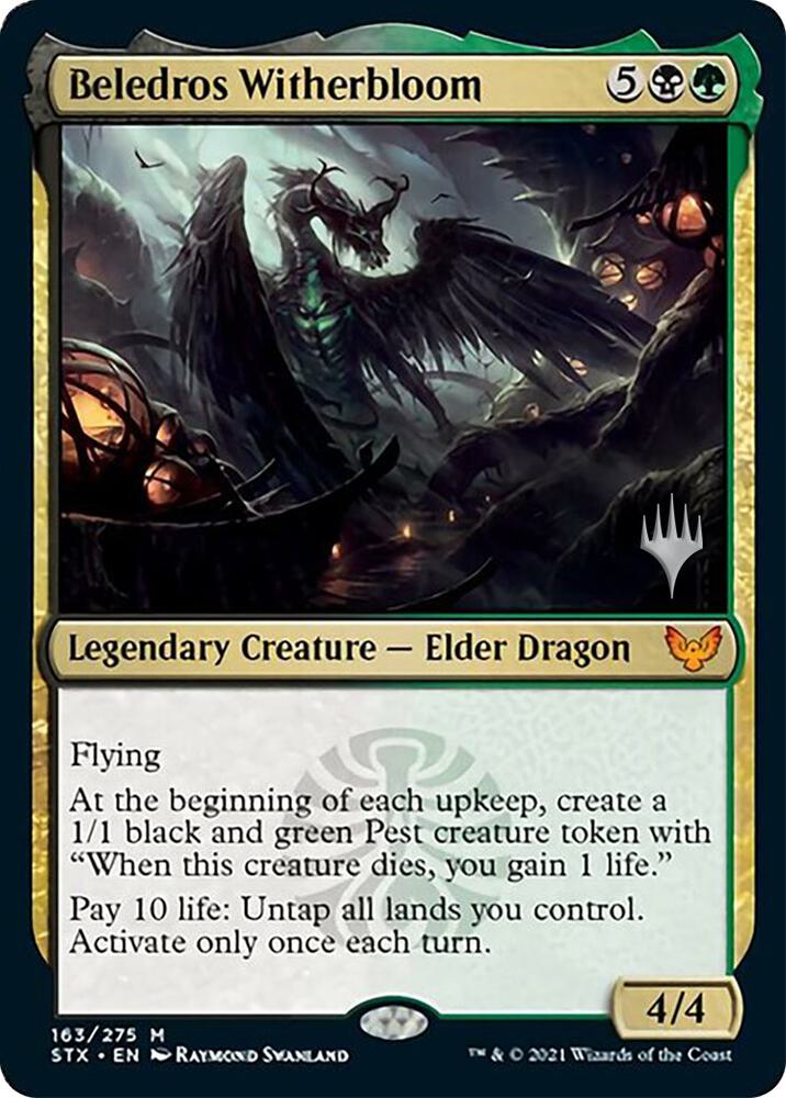 Beledros Witherbloom 163 card from Promo Pack: Strixhaven