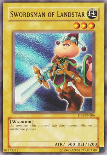 Swordsman of Landstar DB1-EN206 card from Dark Beginning 1
