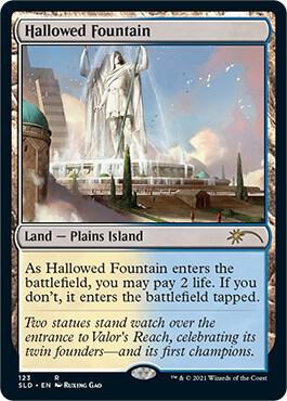 Hallowed Fountain 123 card from Secret Lair Drop Series