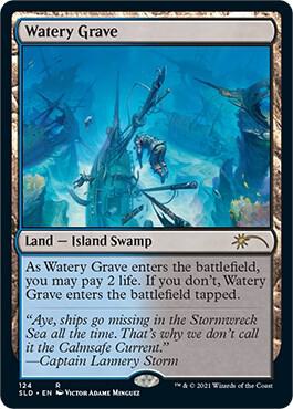 Watery Grave 124 card from Secret Lair Drop Series