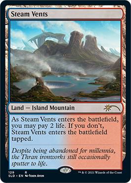 Steam Vents 129 card from Secret Lair Drop Series