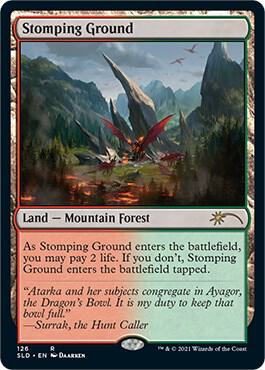 Stomping Ground 126 card from Secret Lair Drop Series