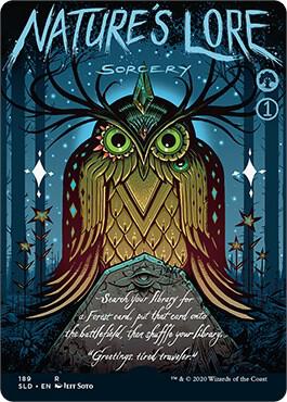 Nature's Lore 189 card from Secret Lair Drop Series