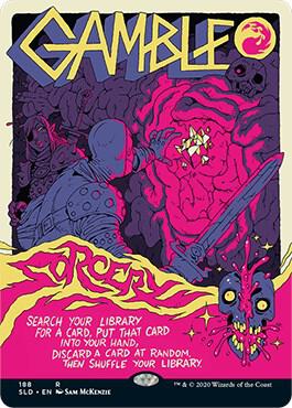 Gamble 188 card from Secret Lair Drop Series