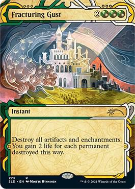 Fracturing Gust 273 card from Secret Lair Drop Series
