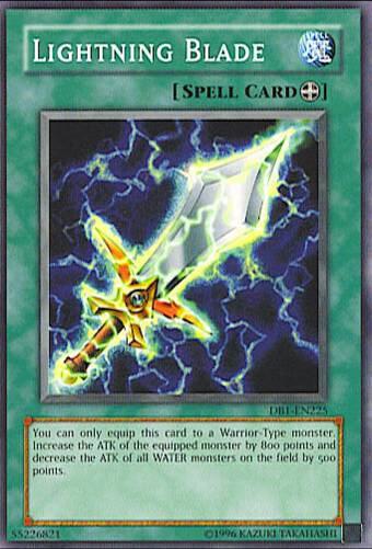 Lightning Blade DB1-EN225 card from Dark Beginning 1