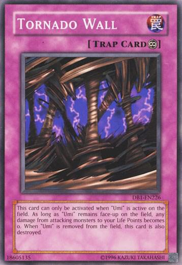 Tornado Wall DB1-EN226 card from Dark Beginning 1