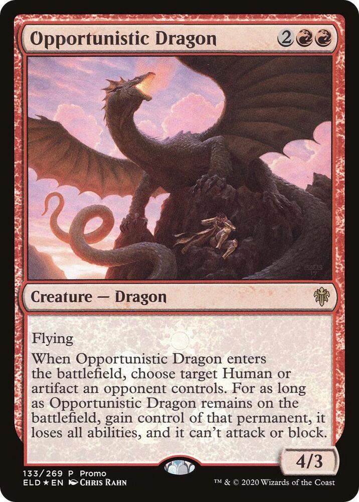 Opportunistic Dragon 133 card from Media Promos