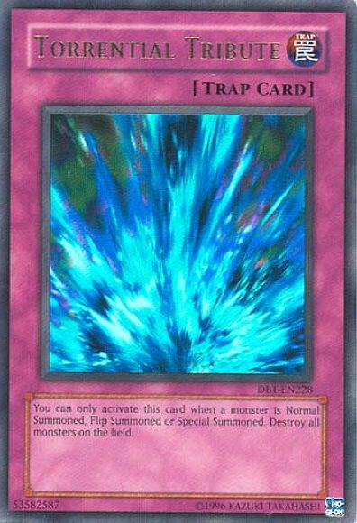 Torrential Tribute DB1-EN228 card from Dark Beginning 1