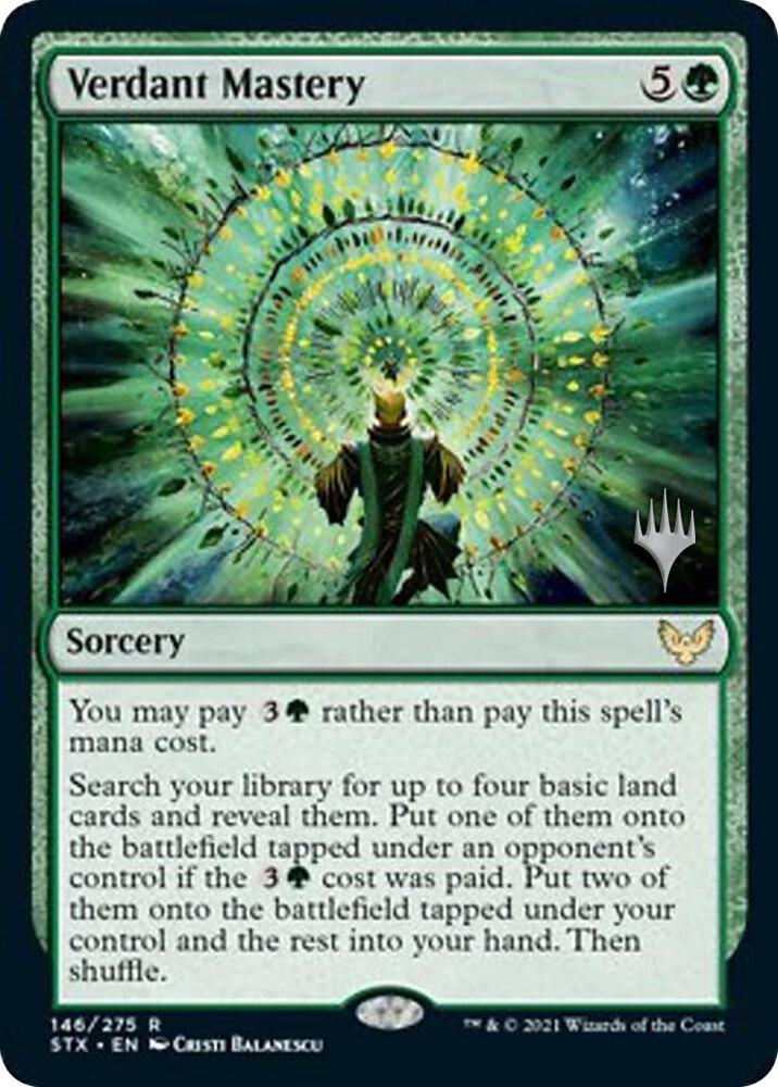 Verdant Mastery 146 card from Promo Pack: Strixhaven
