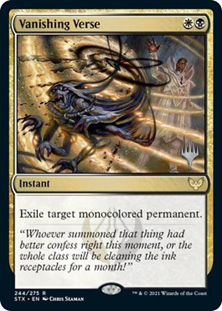 Vanishing Verse 244 card from Promo Pack: Strixhaven