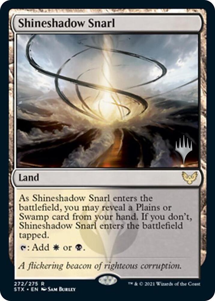 Shineshadow Snarl 272 card from Promo Pack: Strixhaven