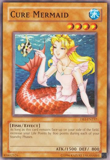 Cure Mermaid DB1-EN237 card from Dark Beginning 1